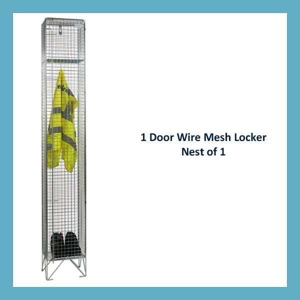 1 Door Mesh Lockers