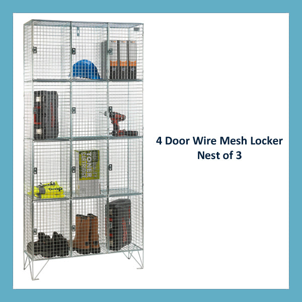 4 Door Mesh Lockers