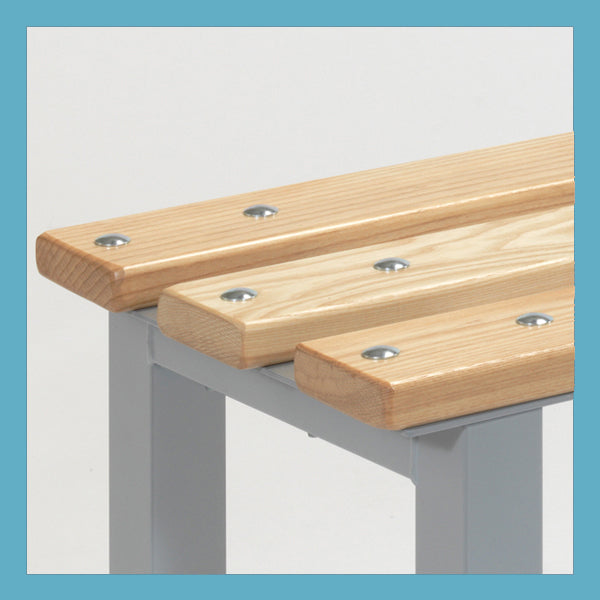 Single Sided Benches with Shoe Trays