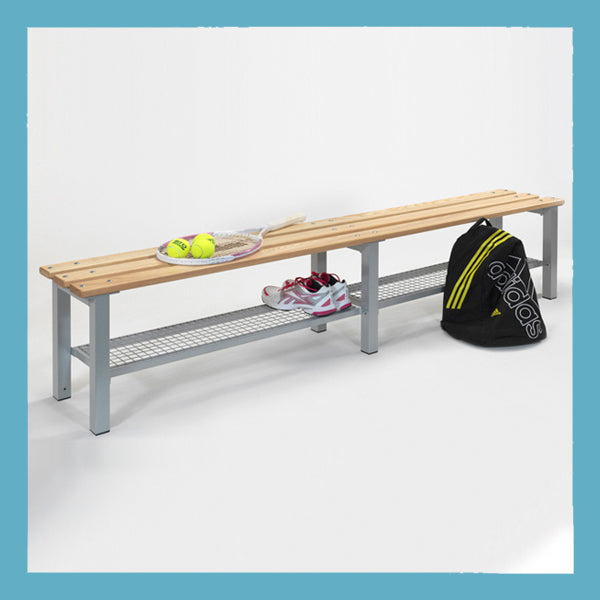 Changing Room Benches with Shoe Trays